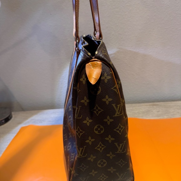 LOUIS VUITTON Monogram Flanerie Travel Tote Large LV Bag 19x13x6 - Picture 4 of 16